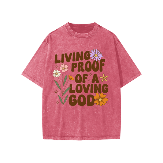 Christian kids shirt,Faith-based kids clothing,Living proof of a loving God s,Kids Christian t-shirt